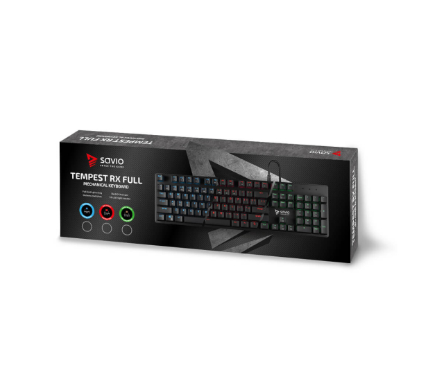 SAVIO KLAWIATURA PRZEWODOWA MECHANICZNA SAVIO Tempest RX FULL Oute - 1462232 - zdjęcie 6